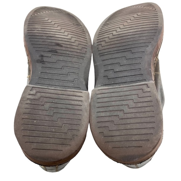 CLARKS Dark Chocolate Brown Genuine Leather Slip ON Loafers Casual Shoes sz 12 - Picture 15 of 16